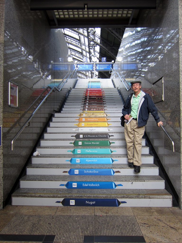 Bob and Ritter Sport Staircase